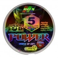 Шнур рибальський, EOS Power Super PE, 100м, перетин 0,33мм